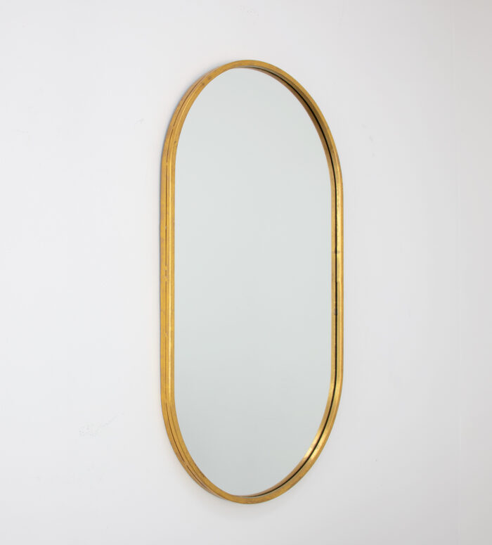 Tuma Gold Oval Wall Mirror - Image 4