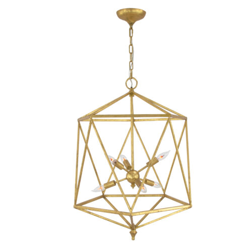 Victor Gold Chandelier- Celline Home