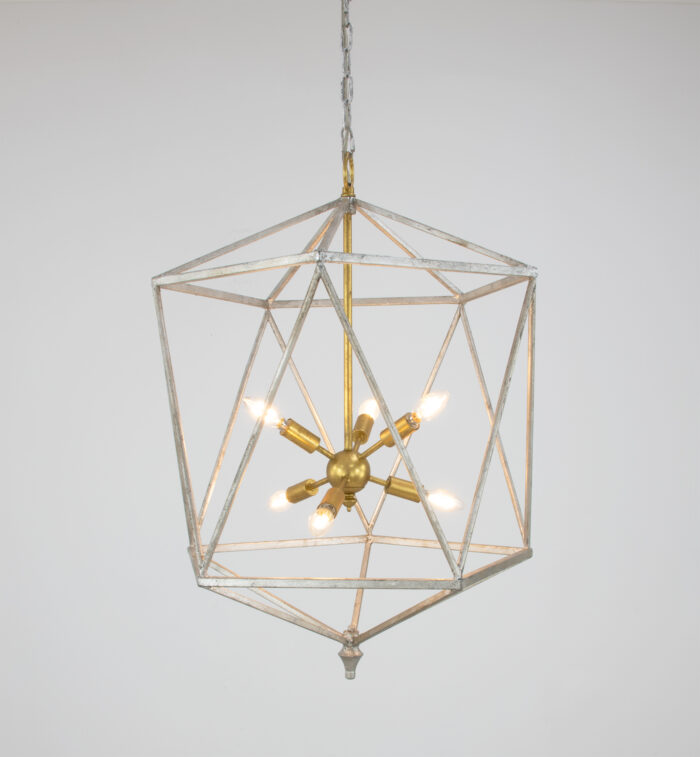 Victor Silver & Gold Chandelier - Image 3