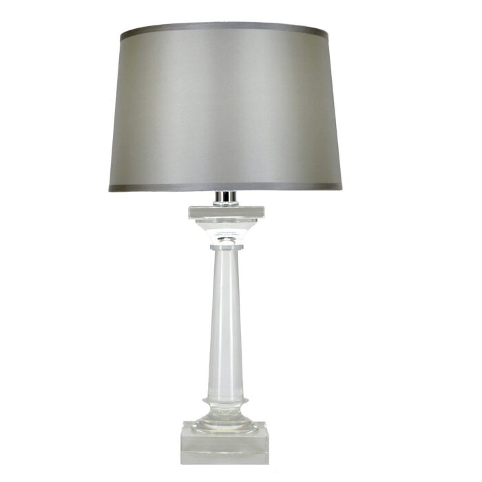 Mason Solid Crystal Mercury Glass Table Lamp - Celline Home