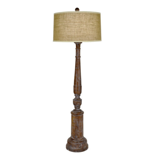 Finnegan Solid Wood Floor Lamp - Celline Home