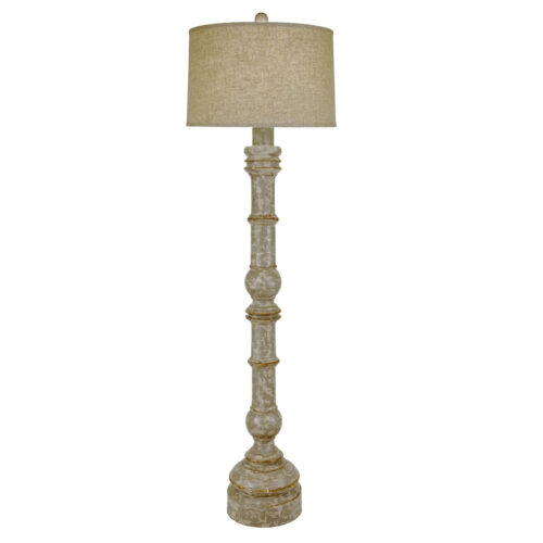 Miriam Oak Wood Floor Lamp - Celline Home