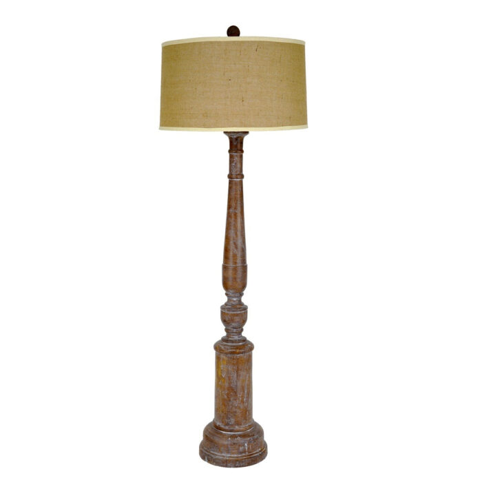 Finnegan Solid Wood Floor Lamp - Celline Home