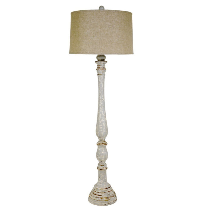 Quinton Solid Wood Floor Lamp - Celline Home