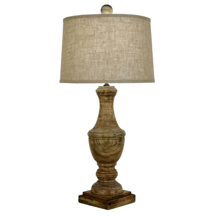 Wes Solid Wood Table Lamp - Celline Home - Shop Now