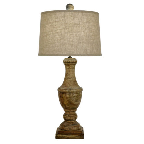 Wes Solid Wood Table Lamp - Celline Home