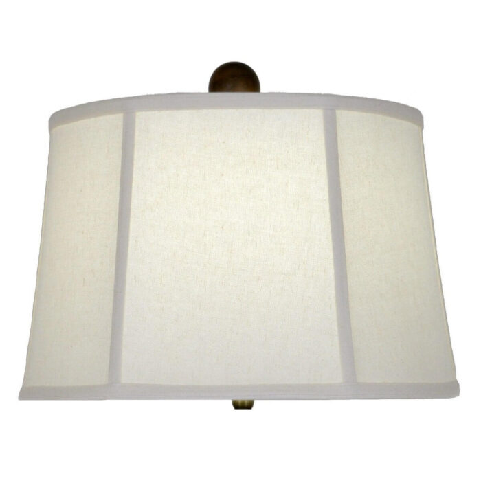 Mika White Pottery Table Lamp - Celline Home