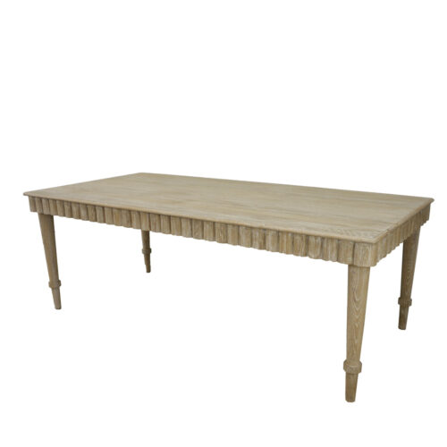 Anne Solid Oak Dining Table