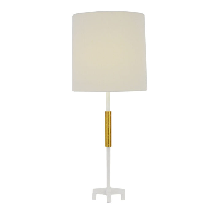 Ayla White and Gold Table Lamp- Celline Home