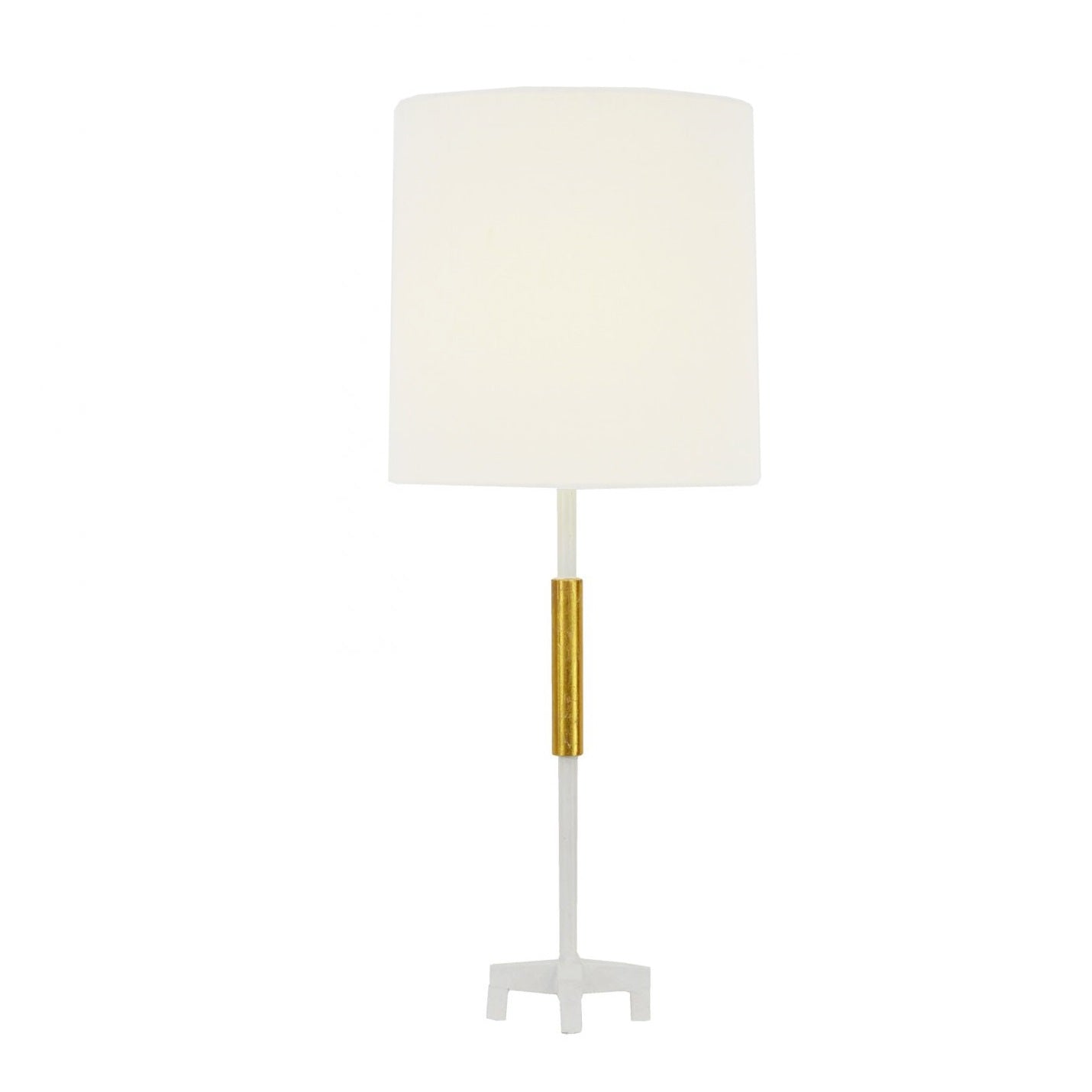 Aylan White and Gold Table Lamp- Celline Home