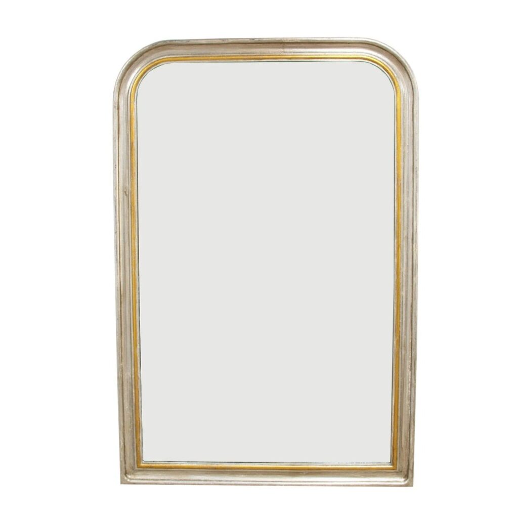 Chateau Silver Gold Louis Philippe Mirror- Celline Home