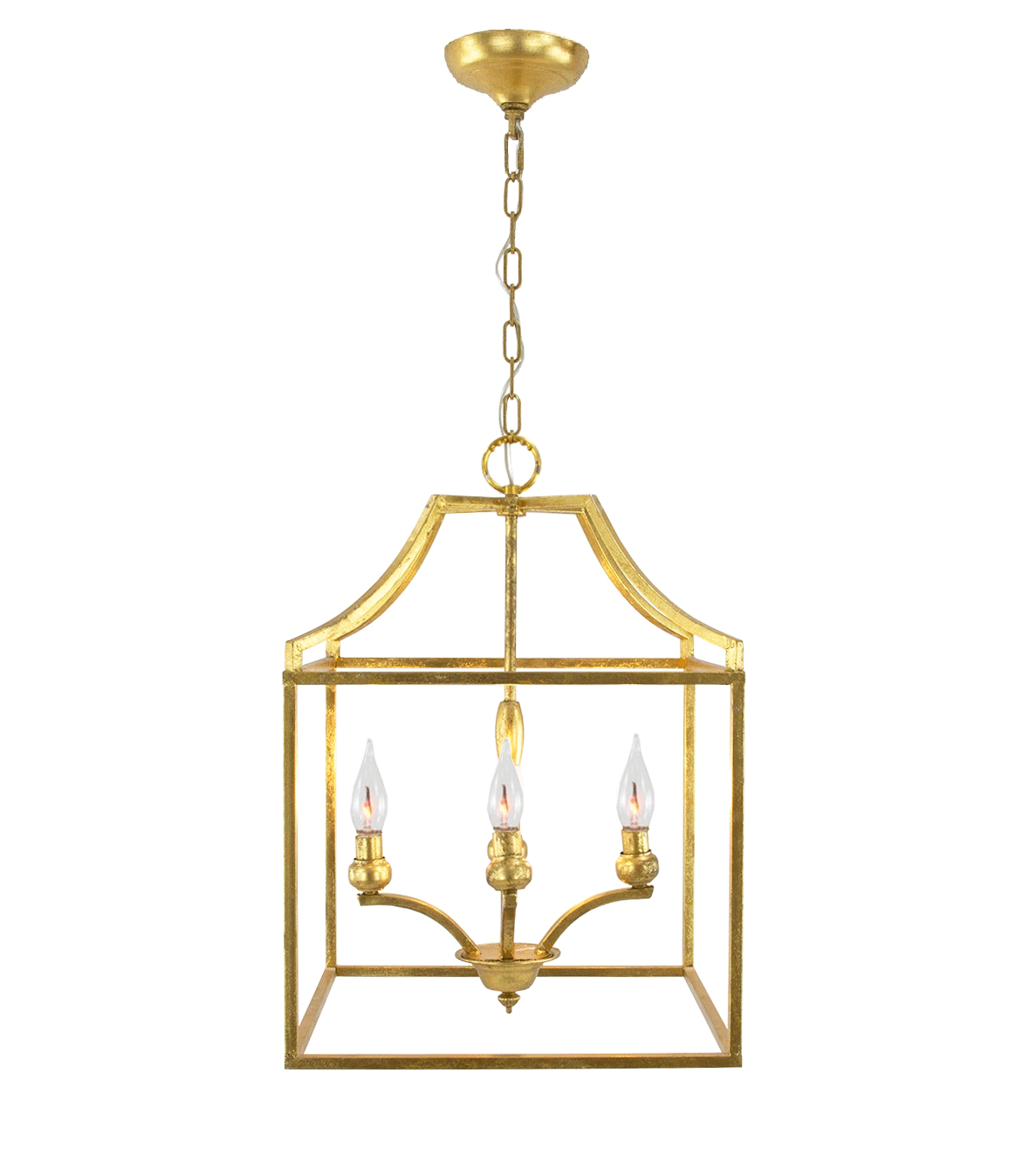 Delona 4 Light Gold Lantern- Celline Home