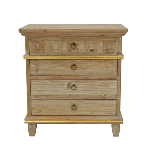 Donatello Wood Nightstand- Celline Home