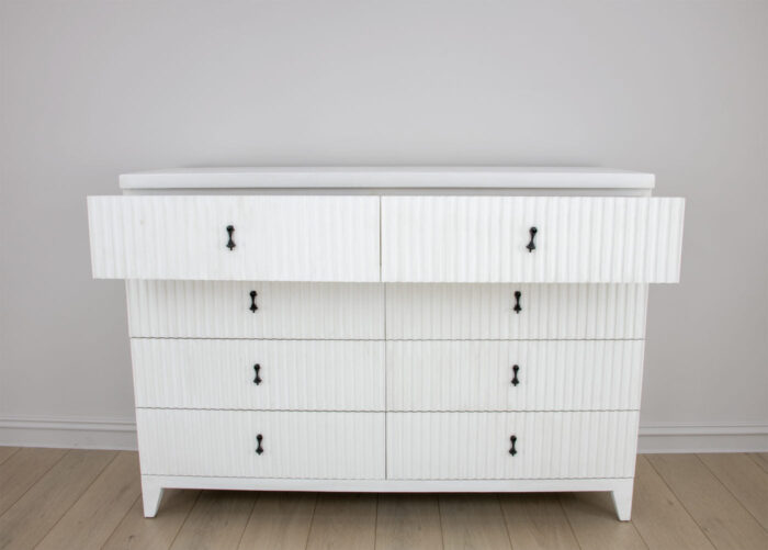 Kara Large White Dresser- Celline Home