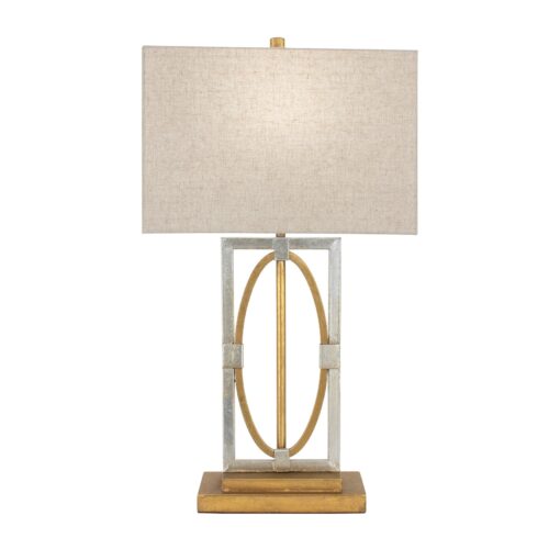 Fancey Silver and Gold Table Lamp- Celline Home