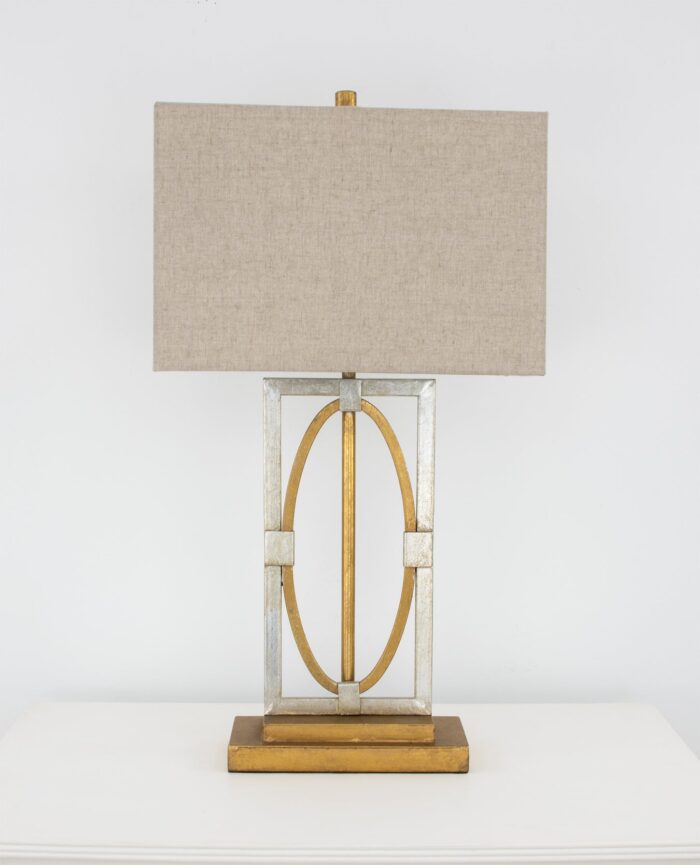 Fancey Silver and Gold Table Lamp- Celline Home