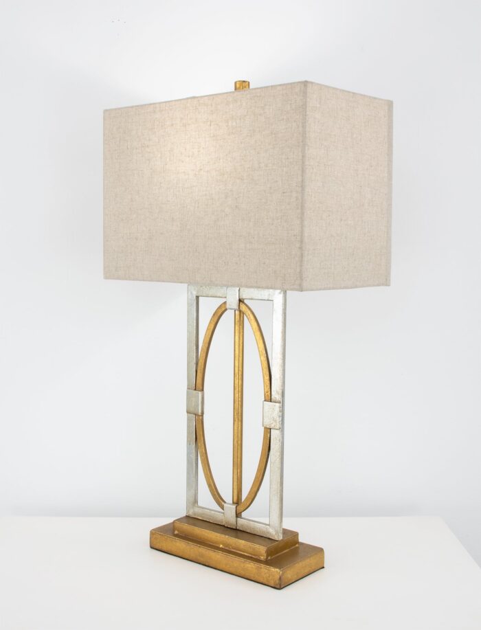 Fancey Silver and Gold Table Lamp- Celline Home