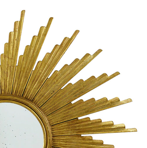 Gunner Gold Starburst Mirror- Celline Home