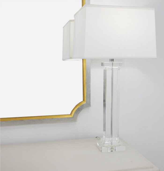 Hannah Solid Crystal Table Lamp