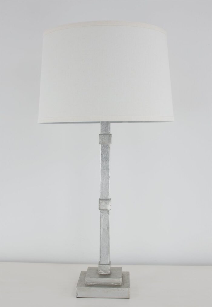 Irina Silver Leaf Table Lamp- Celline Home