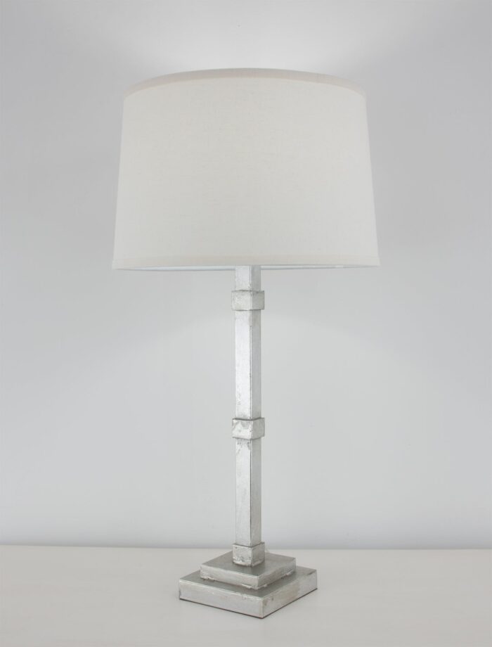 Irina Silver Leaf Table Lamp- Celline Home