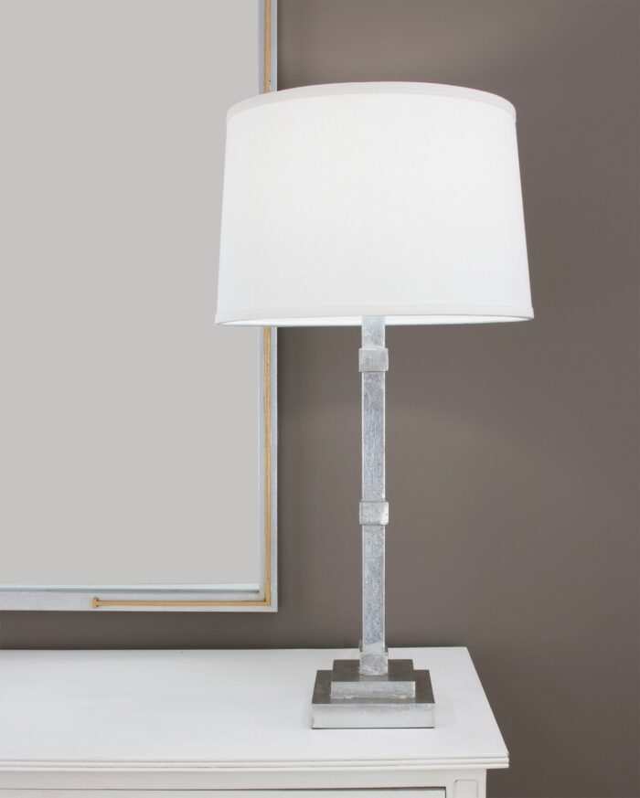 Irina Silver Leaf Table Lamp- Celline Home