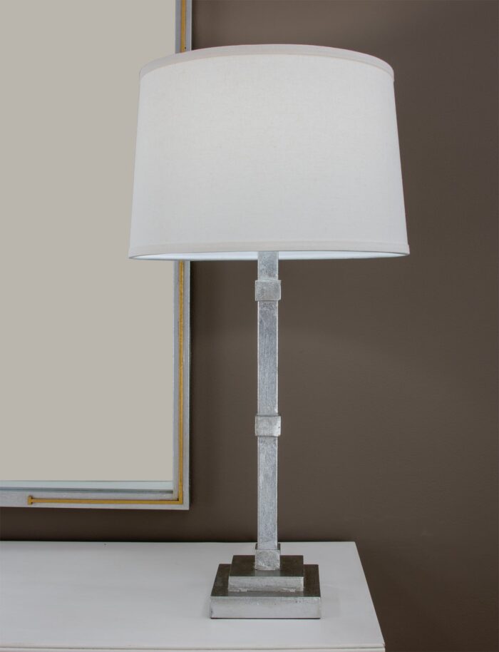 Irina Silver Leaf Table Lamp- Celline Home