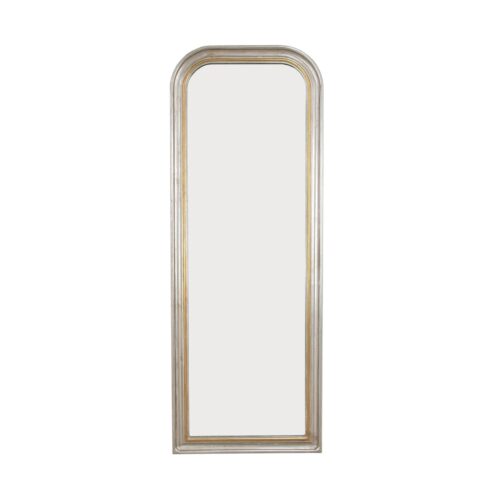 Isla Silver Gold Louis Philippe Floor Mirror- Celline Home