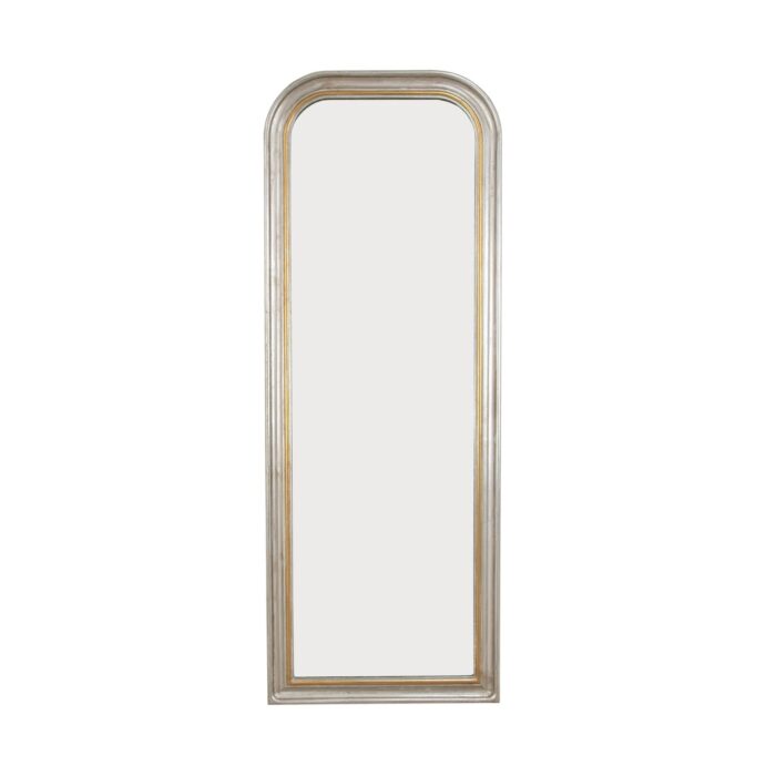 Isla Silver Gold Louis Philippe Floor Mirror- Celline Home