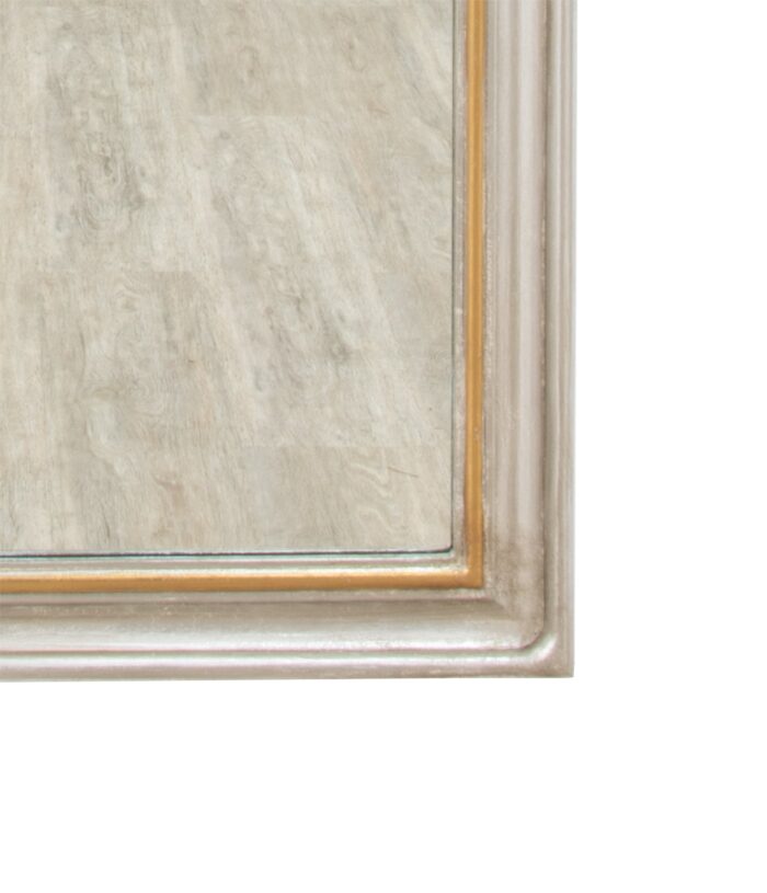 Isla Silver Gold Louis Philippe Floor Mirror- Celline Home