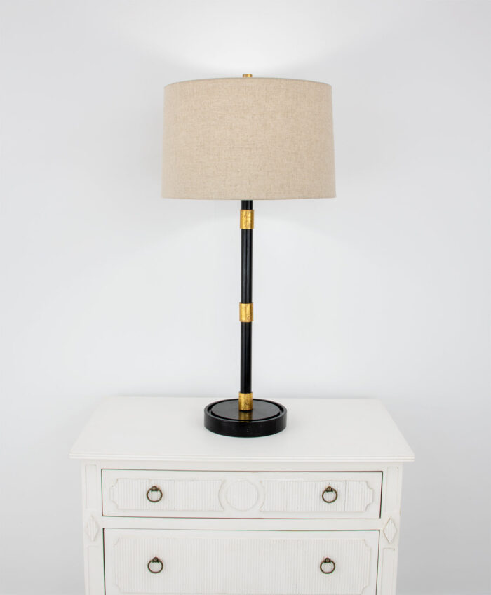 Ivian Black and Gold Table Lamp- Celline Home