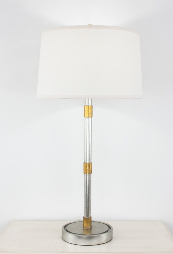 Ivian Silver and Gold Table Lamp- Celline Home