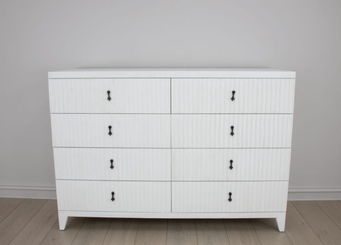 Kara Large White Dresser- Celline Home