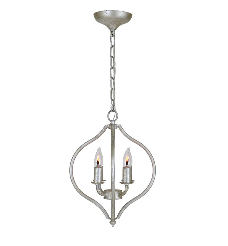 Orchid 4 Light Silver Pendant - Celline Home