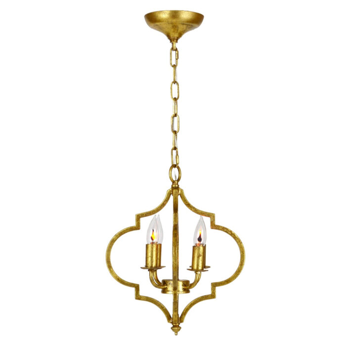 Marissa 4 Light Gold Pendant - Celline Home