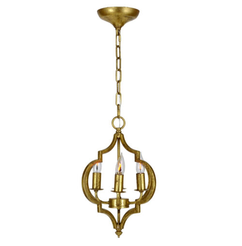 Marissa 4 Light Gold Pendant - Celline Home