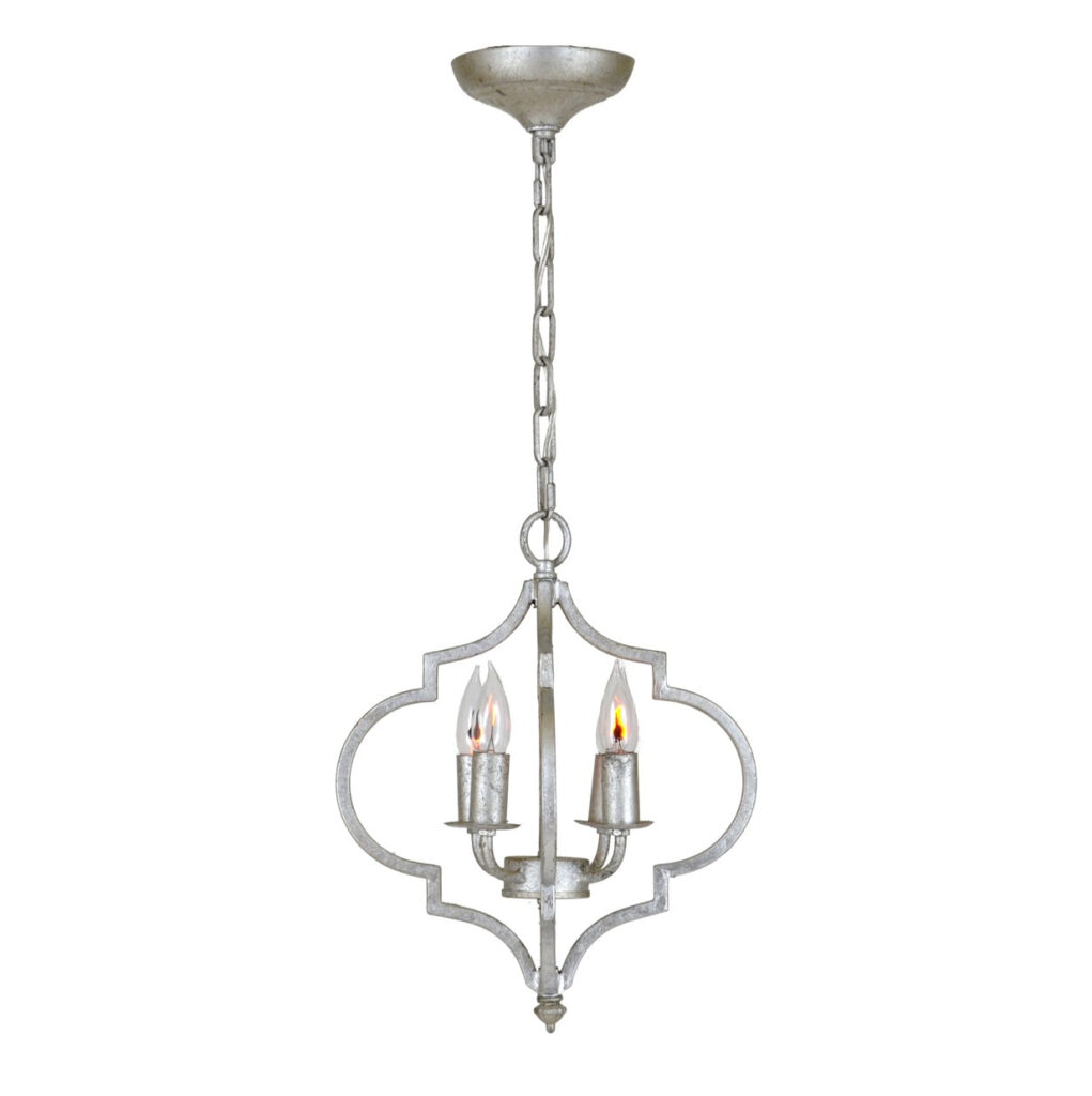 Marissa 4 Light Silver Pendant - Celline Home