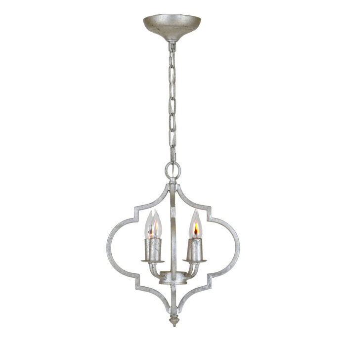 Marissa 4 Light Silver Pendant - Celline Home