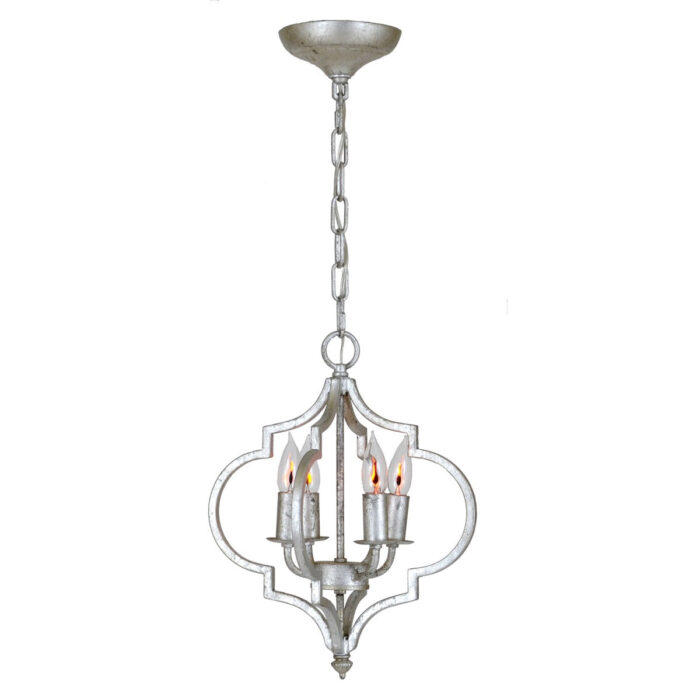 Marissa 4 Light Silver Pendant - Celline Home