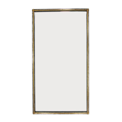 Lele Grey and Gold Mirror- Celline Home