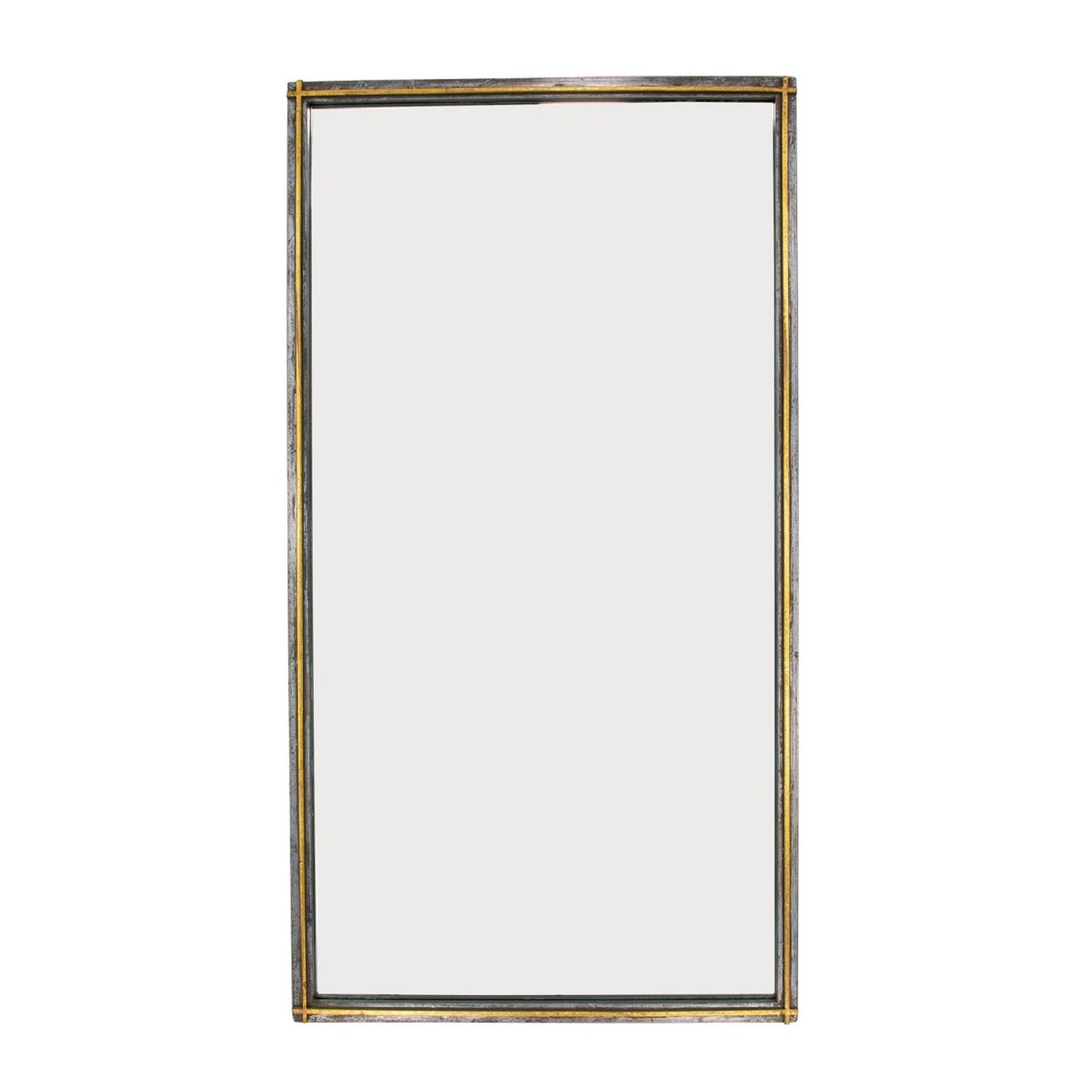 Lele Grey and Gold Mirror- Celline Home