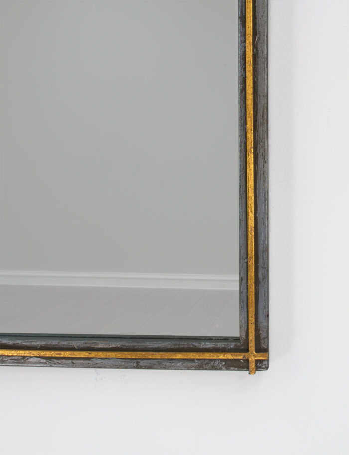 Lele Grey and Gold Mirror- Celline Home