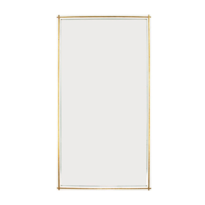 Lele White and Gold Mirror- Celline Home