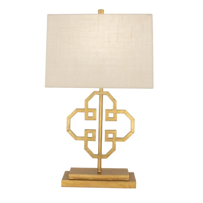 Lilu Gold Leaf Table Lamp- Celline Home