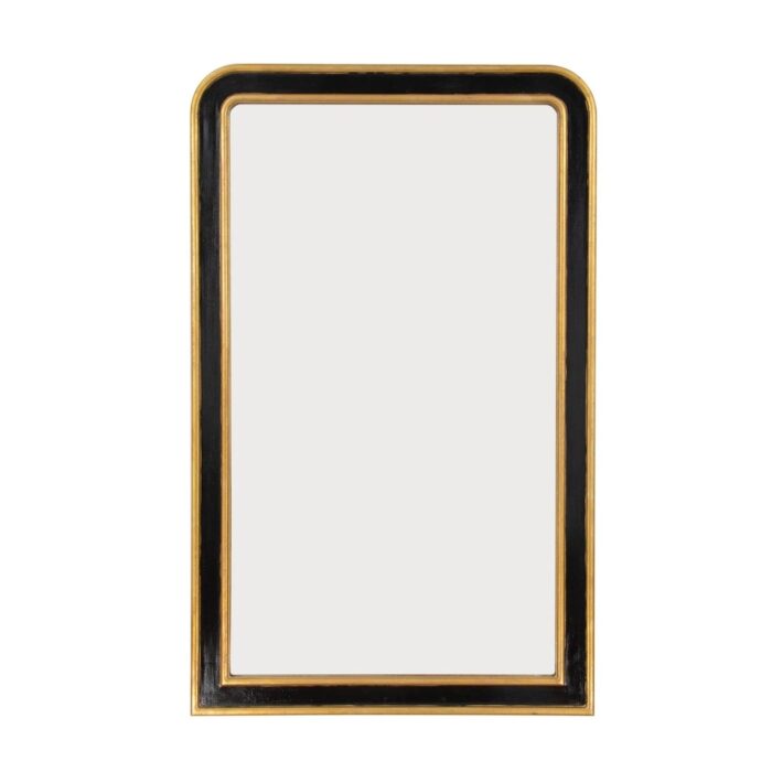 Louis Black and Gold Mirror- Celline Home