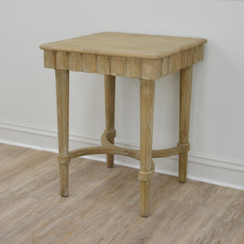 Manya Wood Side Table- Celline Home