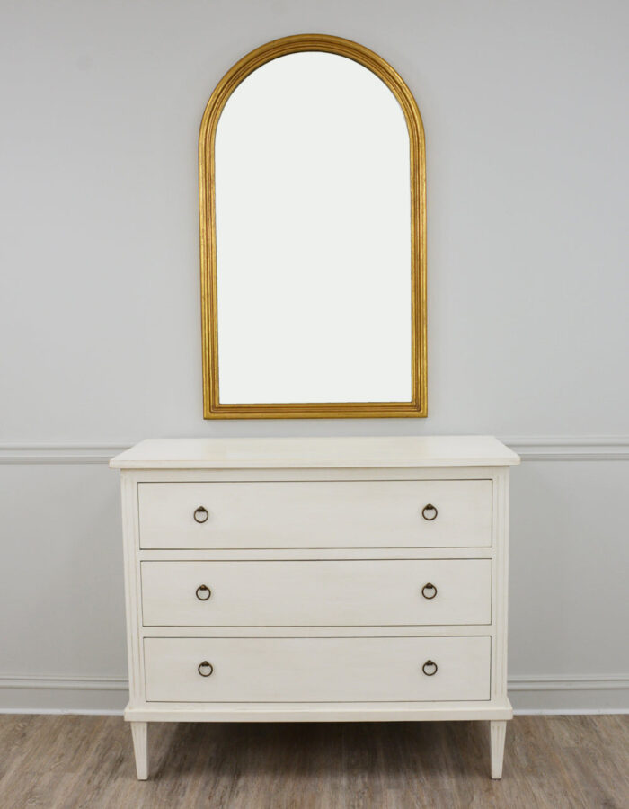 Lunar White Dresser -Celline Home