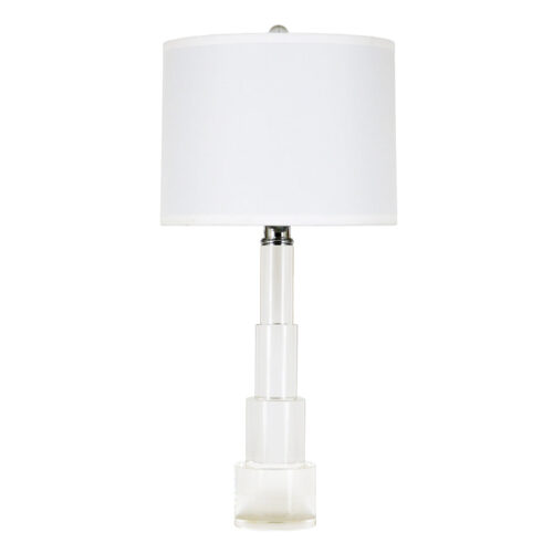 New York Solid Crystal Table Lamp- Celline Home