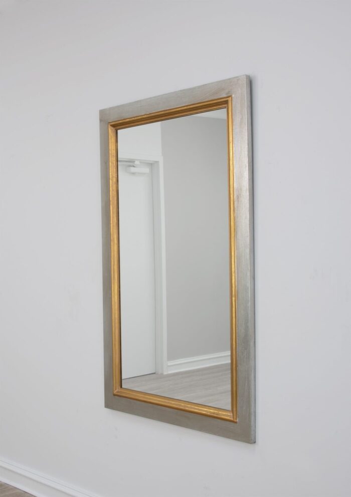 Niko Silver and Gold Mirror- Celline Home