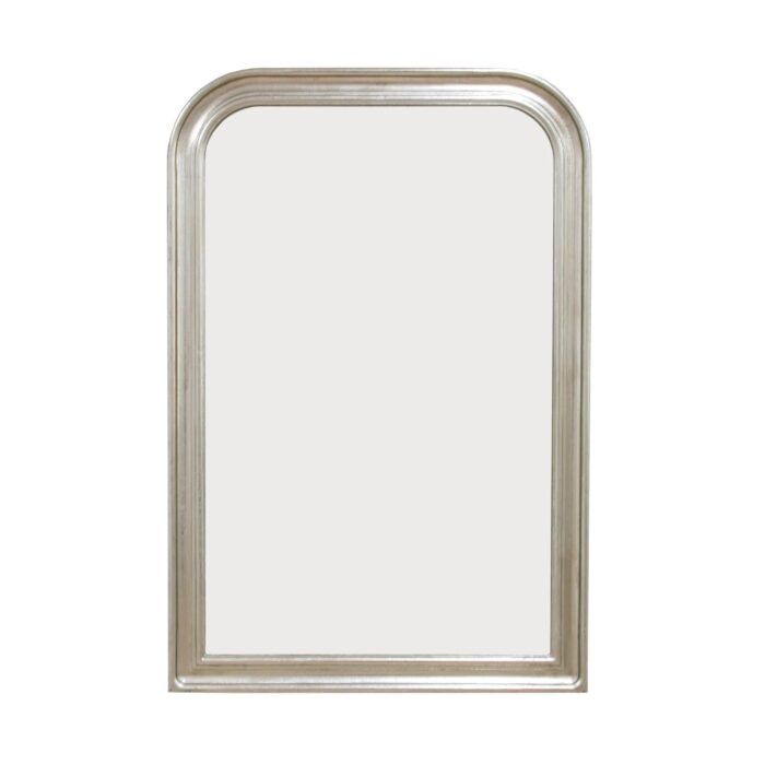 Nova Silver Leaf Louis Philippe Mirror- Celline Home